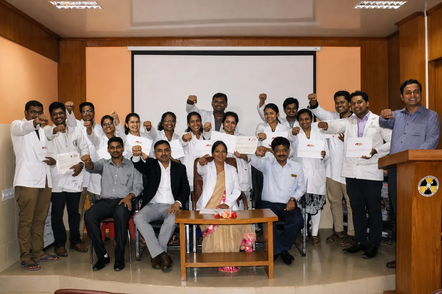 KVG Dental College faculty at an academic event