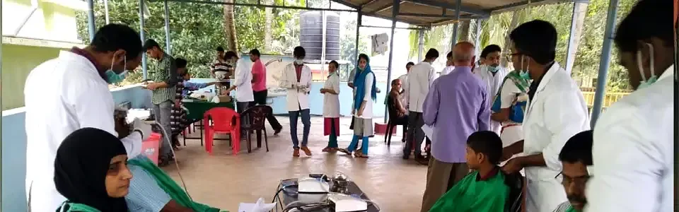 Dental outreach camp activity at KVG Dental College