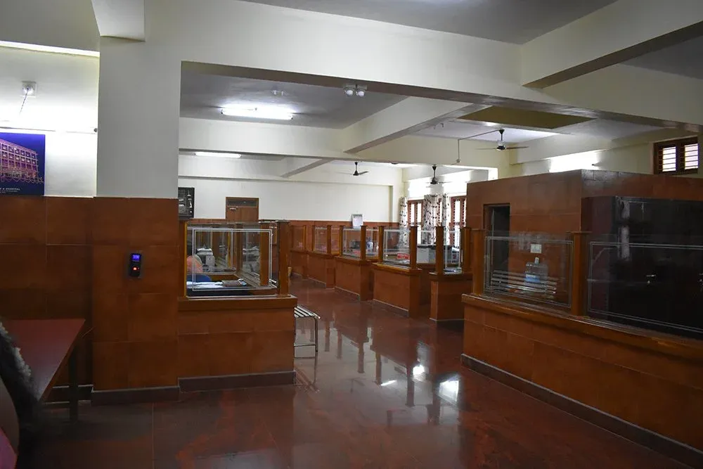 Administrative section at KVG Dental College