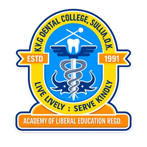 KVG Dental College logo