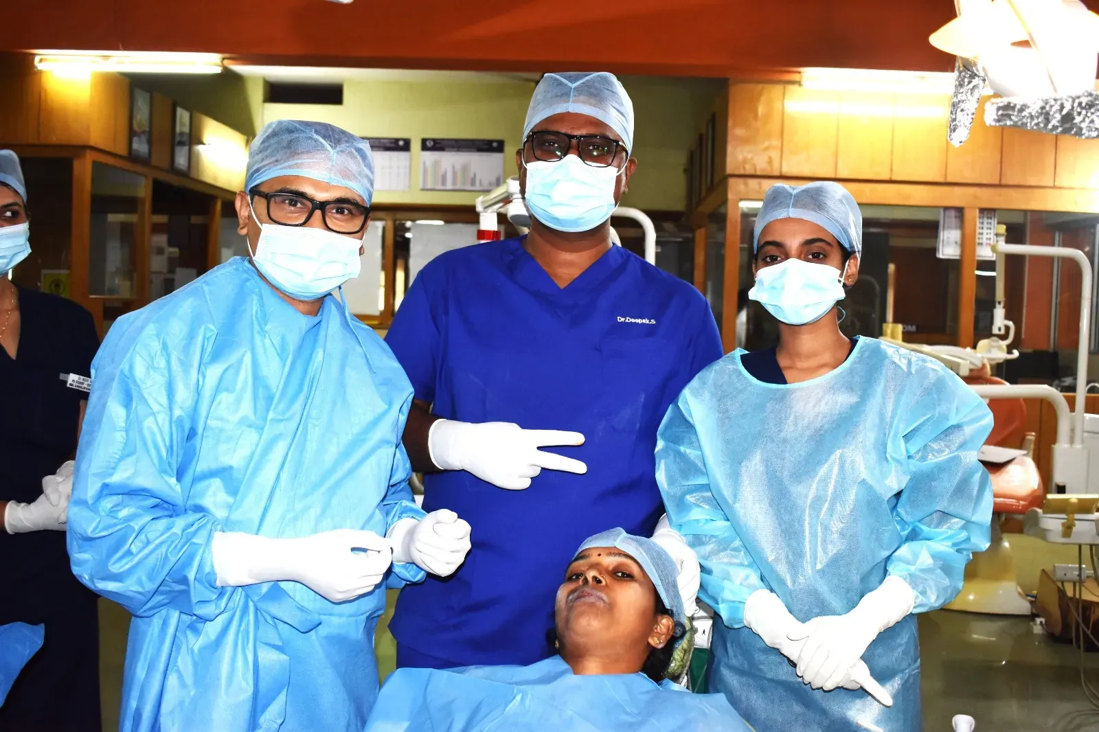 KVG Dental College clinicians providing patient care